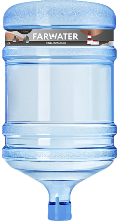 Бутыль артезианской воды Farwater Люкс 18,9 л с ручкой
